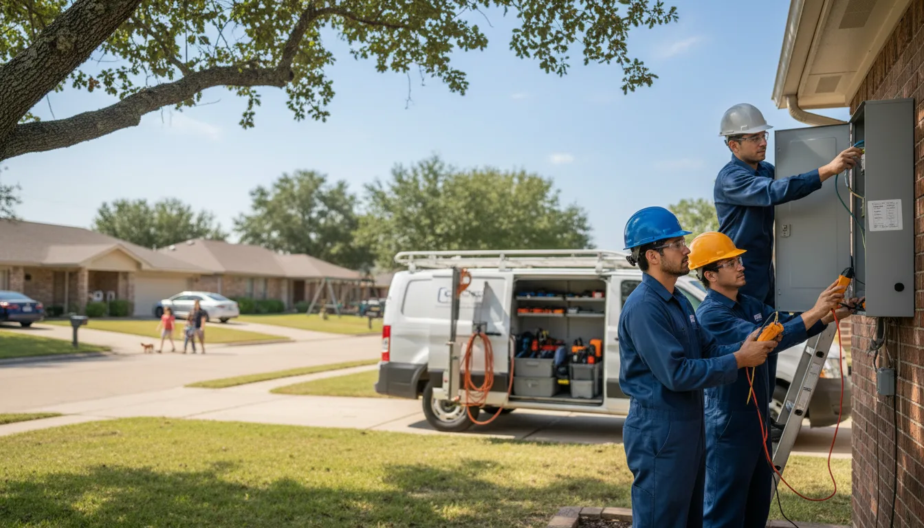 Certified electrician providing emergency electrical services in Paris Crossing, IN